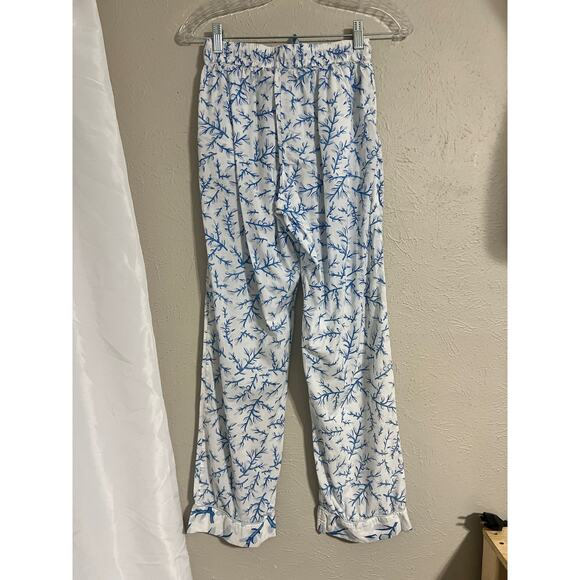 Gretchen Scott Weed Wacker Blue Branches and Leaves Pajama Set XS - Picture 4 of 6